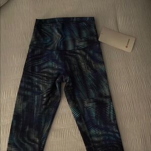 Lululemon Blue Patterned Leggings
